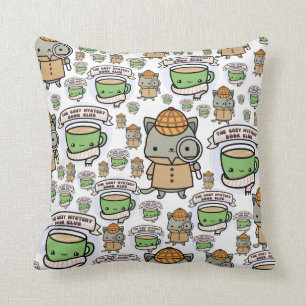 The Cozy Mystery Book Club Pillow Kussen