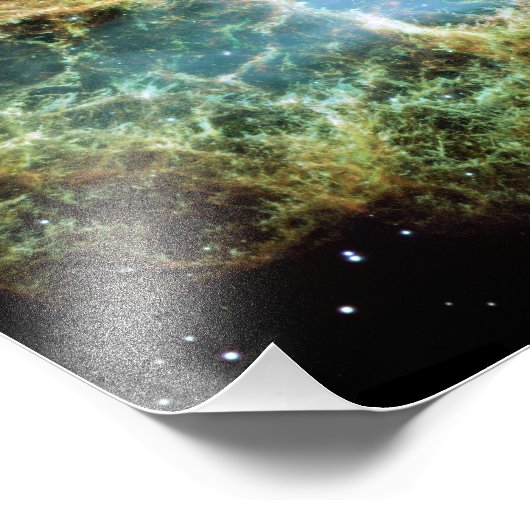 The Crab Nebula (Hubble Telescope) Foto Afdruk (Hoek)