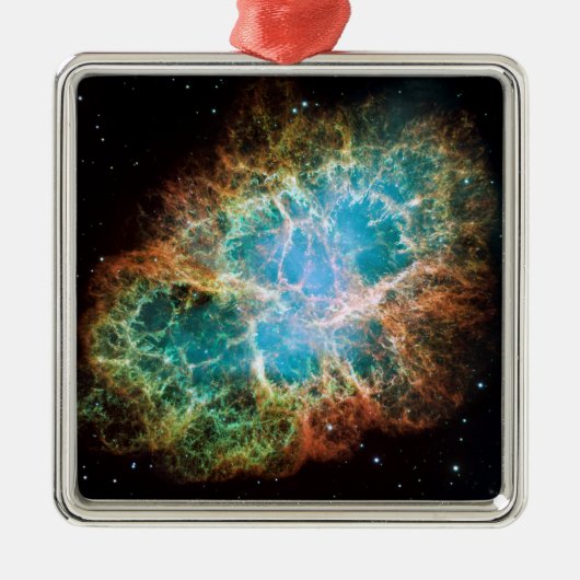 The Crab Nebula Metalen Ornament (Voorkant)