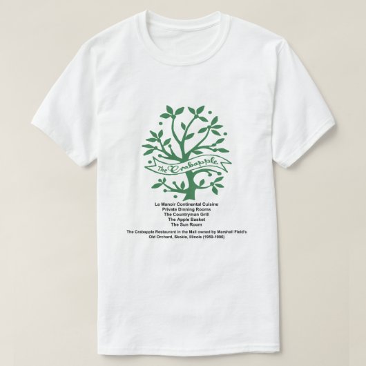 The Crabapple Restaurant, Skokie, Verenigde Staten T-shirt (Design voorkant)