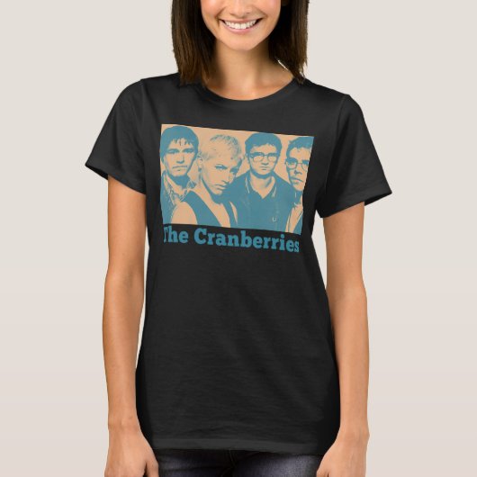 The Cranbrries 90S Aesthetic Fan Art Design T-shirt (Voorkant)