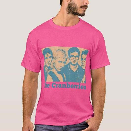 The Cranbrries 90s Aesthetic Fan Art Design T-shirt (Voorkant)
