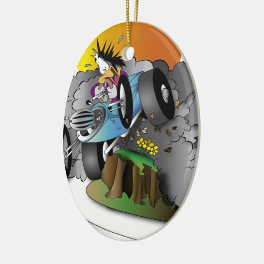 the crash keramisch ornament (Links)