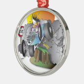 the crash metalen ornament (Links)