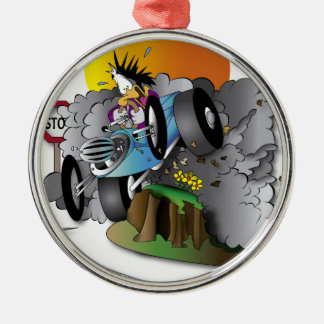 the crash metalen ornament