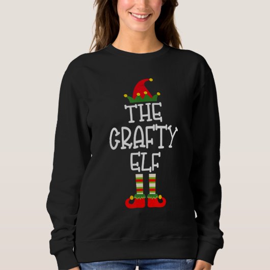 The Cratigle Elf Matching Family Group kerstpas Trui (Voorkant)