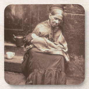 The Crawlers, van 'Street Life in London', 1877-7 Drankjes Onderzetter