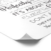 The Crazy Cat Lady Cafe Manifesto Poster (Hoek)