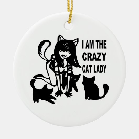 The Crazy Cat Lady Ornament (Voorkant)