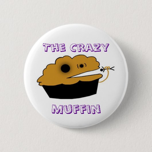 The Crazy, Muffin Ronde Button 5,7 Cm (Voorkant)