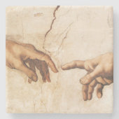 The Creation of Adam Stenen Onderzetter (Voorkant)