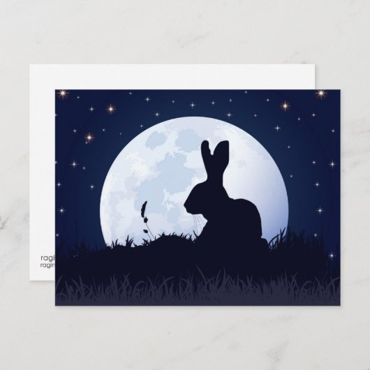 THE CREGGAN WHITE HARE BRIEFKAART (Voorkant / Achterkant)