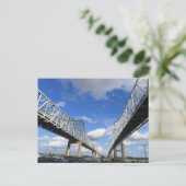 The Crescent City Connection, New Orleans, LA - Briefkaart (Staand voorkant)