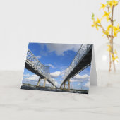 The Crescent City Connection, New Orleans, LA - Kaart (Gele Bloem)