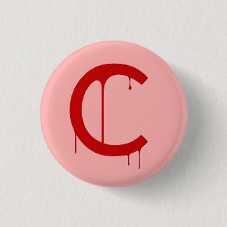 The Crimson Almost Logo Ronde Button 3,2 Cm