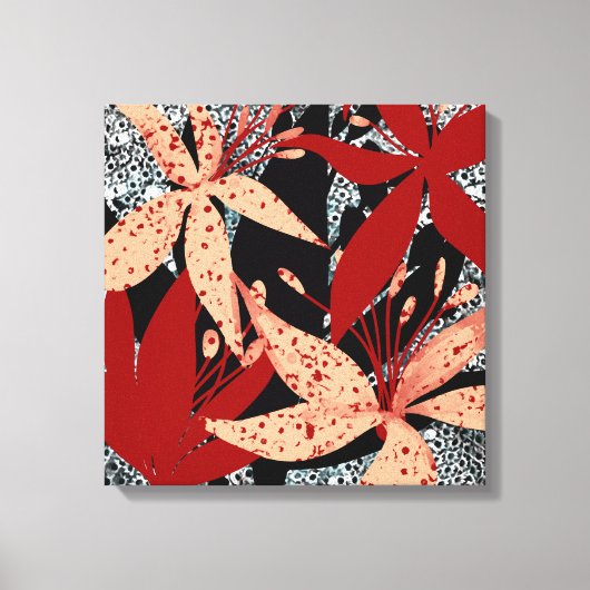 The Crimson Canopy Art Print by Beachside Designs (Voorkant)