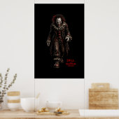 The Crimson Grin — Dark Circus Nightmare Poster (Keuken)