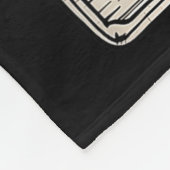 The Crocheter Tarot Card Funny Yarn Design  Fleece Deken (Hoek)