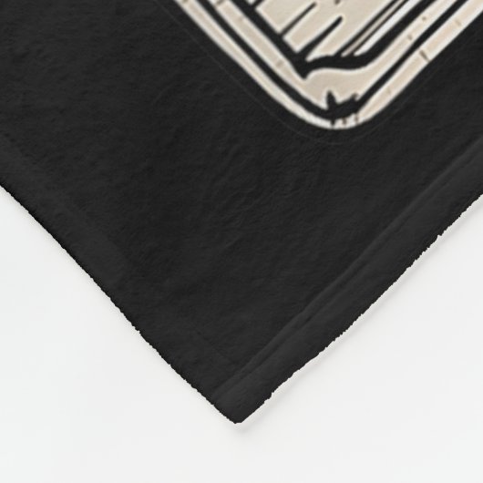 The Crocheter Tarot Card Funny Yarn Design Fleece Deken (Hoek)