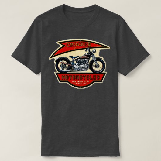 The Crocker Motorcycles 1346  T-shirt (Design voorkant)