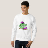 The Crocodile inside me | cute beautiful design Trui (Voorkant volledig)