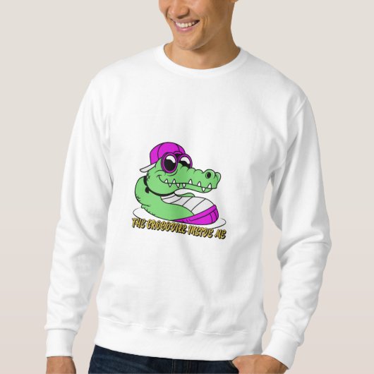 The Crocodile inside me | cute beautiful design Trui (Voorkant)