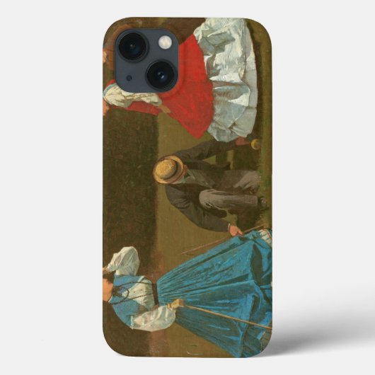 The croquet game, 1866 (olie op canvas) Case-Mate iPhone case (Achterkant)
