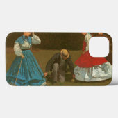 The croquet game, 1866 (olie op canvas) Case-Mate iPhone case (Achterkant (horizontaal))