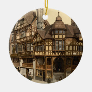 The Cross and Rows, Chester, Cheshire, Engeland Keramisch Ornament