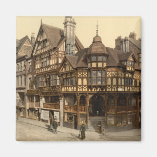 The Cross and Rows, Chester, Cheshire, Engeland Magneet