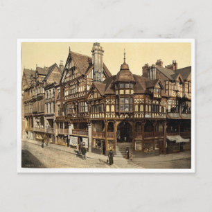 The Cross and Rows, Chester, England  Foto Briefkaart