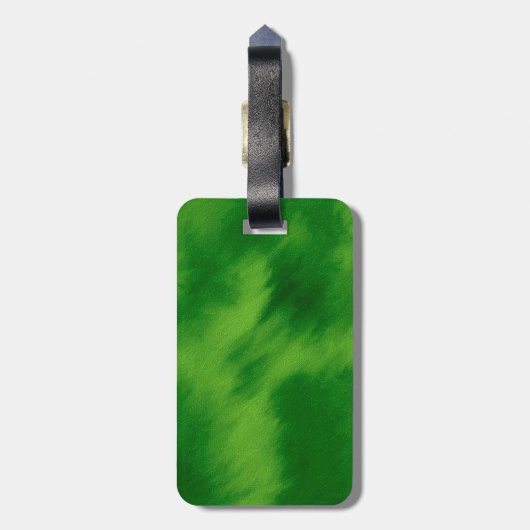 The cross and the green of the forest bagagelabel (Achterkant verticaal)