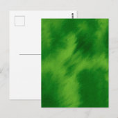 The cross and the green of the forest briefkaart (Voorkant / Achterkant)