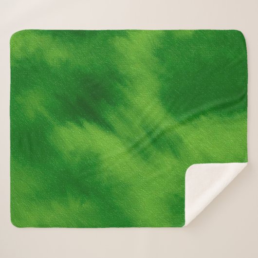 The cross and the green of the forest sherpa deken (Voorkant (horizontaal))