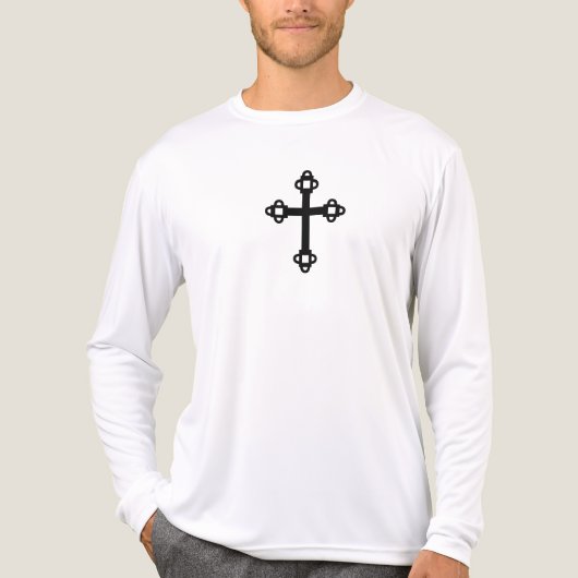 THE CROSS  Tri-Blend SHIRT (Voorkant volledig)