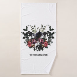 The Crow Laughing Awfully Bad Handdoek