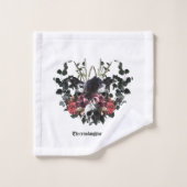 The Crow Laughing Awfully Bad Handdoek (Wasdoekje)