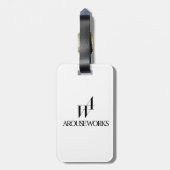 The Crow Laughing Awfully Bagagelabel (Achterkant verticaal)