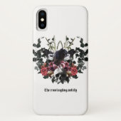The Crow Laughing Awfully Case-Mate iPhone Case (Achterkant)