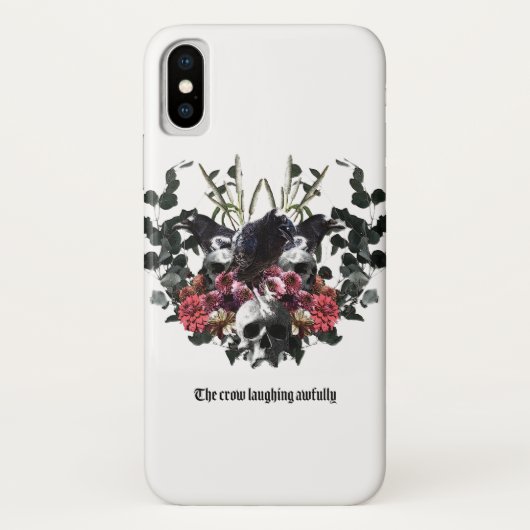 The Crow Laughing Awfully Case-Mate iPhone Case (Achterkant)