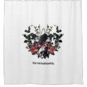 The Crow Laughing Awfully Douchegordijn (Voorkant)