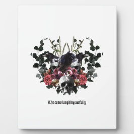 The Crow Laughing Awfully Fotoplaat