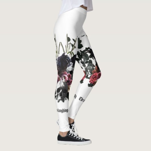 The Crow Laughing Awfully Leggings (Rechts)