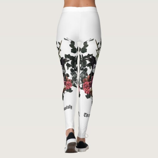 The Crow Laughing Awfully Leggings (Achterkant)