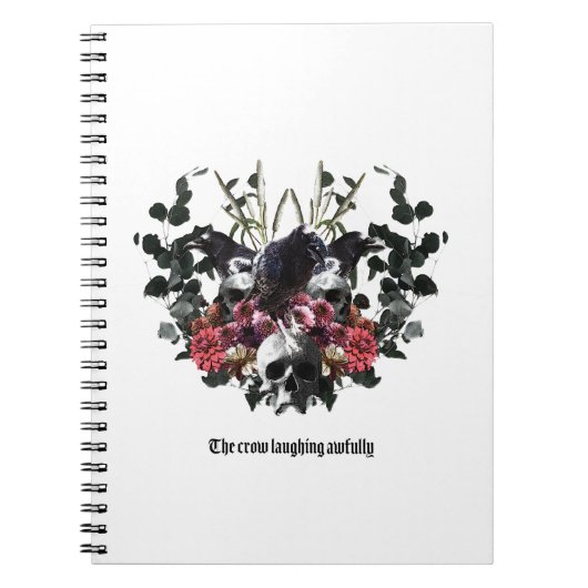The Crow Laughing Awfully Notitieboek (Voorkant)
