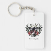 The Crow Laughing Awfully Sleutelhanger (Voorkant)