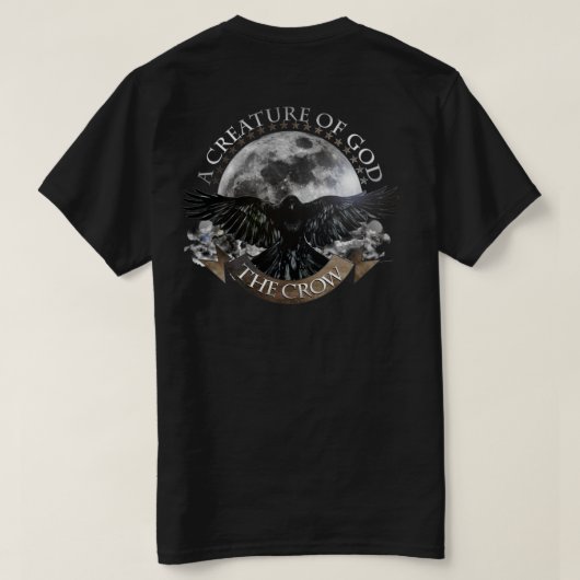 THE CROW T-SHIRT (Design achterkant)