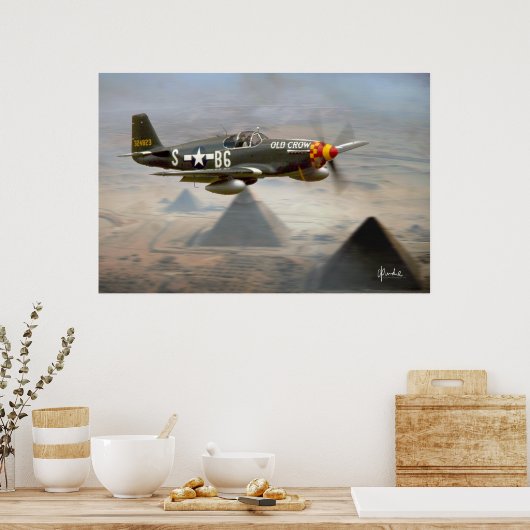 "The Crow & The Pyramids" Poster (Keuken)