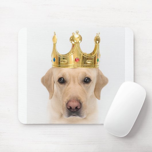 The Crown Dog Mousepad Muismat