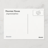 The Crown Jewel of River Road Houmas House Briefkaart (Achterkant)